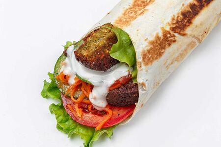 Мини-шаверма с фалафелем