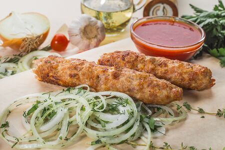 Люля-кебаб из свинины