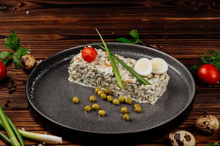 Салат Оливье по авторской рецептуре