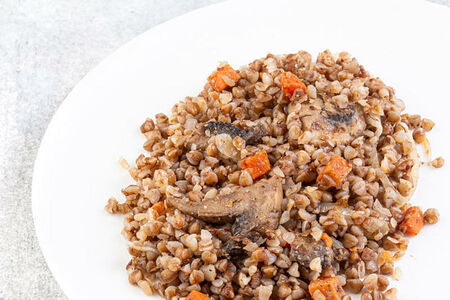 Гречка с грибами