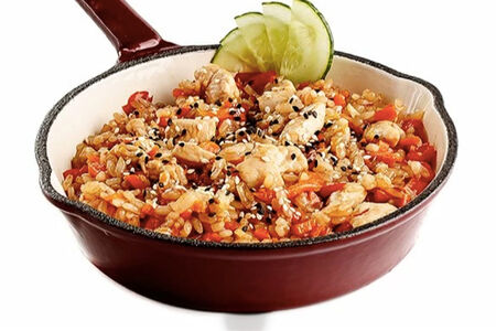 Рис с курицей