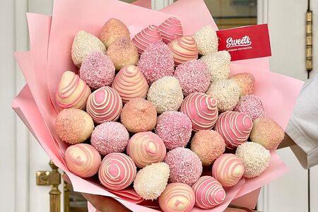 Букет клубники в шоколаде Spring М