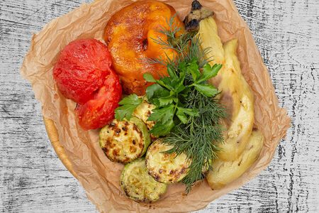 Овощи на мангале