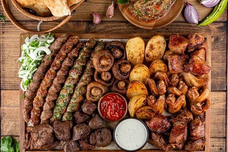 Сет Лаваш-шашлык