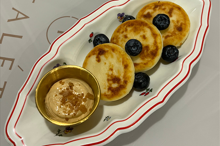 Сырники с кремом из вареной сгущенки