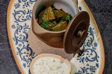 Долма с лососем