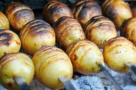 Картофель с салом