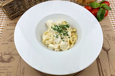 Спагетти с треской