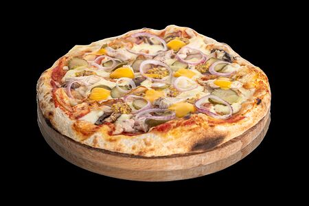 Пицца Бекон с зернистой горчицей