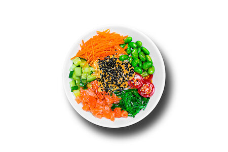 Боул с лососем