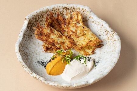 Драник с кабачковой икрой