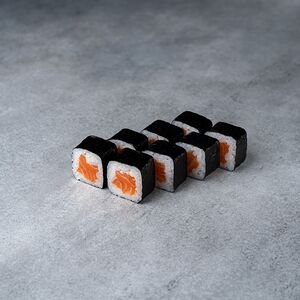 Мини-ролл с лососем