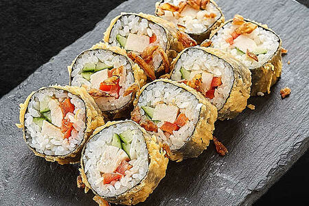 С копченой курицей