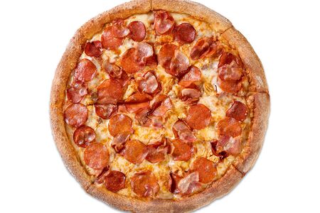 Пицца Мясное безумие на тонком тесте