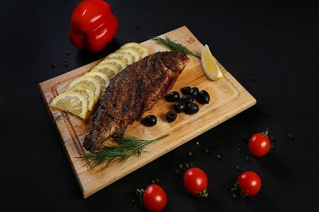 Форель на мангале