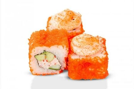 Ролл Калифорния запеченная