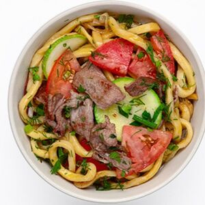 Wok лапша с говядиной и овощами №6