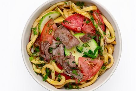 Wok лапша с говядиной и овощами №6