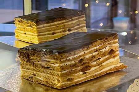 Домашний натуральный медовый торт