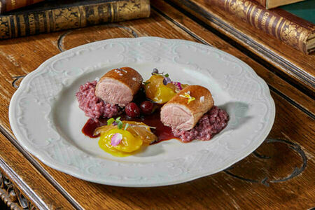 Утиная грудка с равиоли