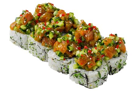 Тартар с лососем