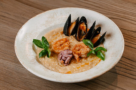 Ризотто с морепродуктами