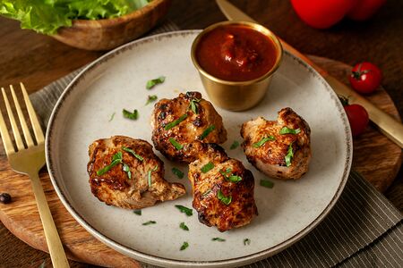 Шашлык из куриного филе