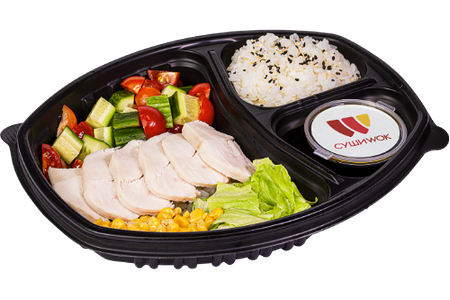 Фит-бокс с цыпленком