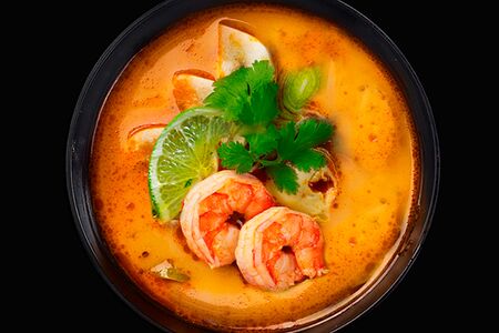 Том ям с креветками