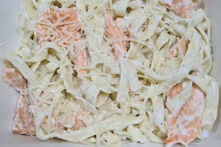 Паста с лососем