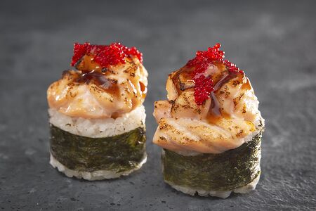 Запеченный с лососем