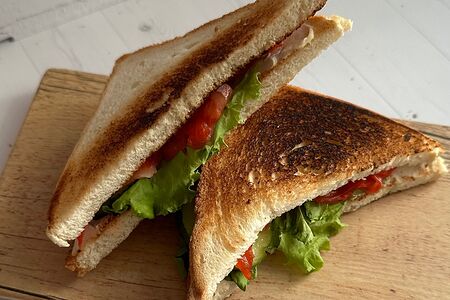 Сэндвич с семгой