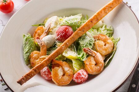 Цезарь с креветками