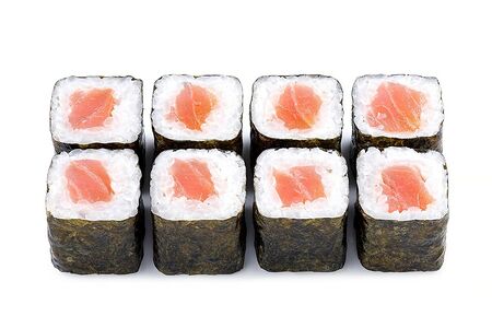 Ролл с копченым лососем