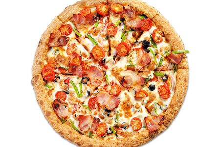 Пицца Суприм с цыпленком на традиционном тесте