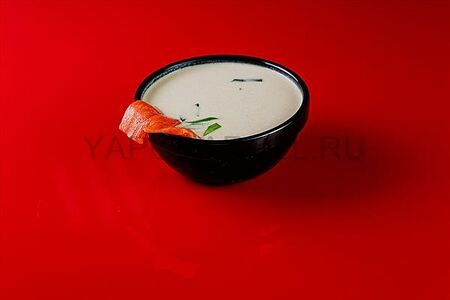 Суп сливочный с лососем