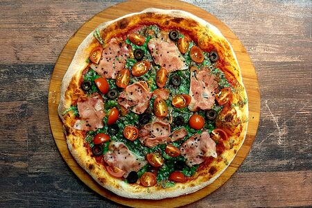 С базиликовым сыром