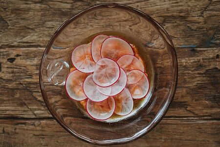 Тартар лосось, трюфель