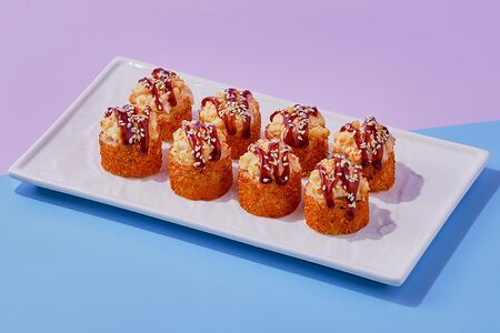 Запеченный Шичими-ролл с креветкой