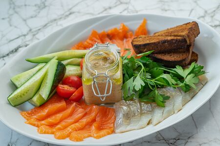 Ассорти рыбных деликатесов