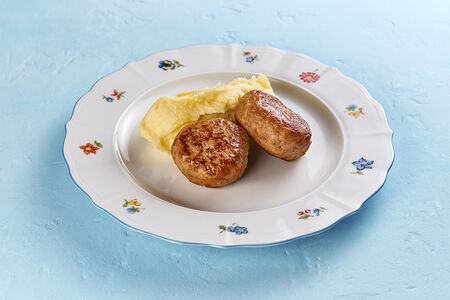 Куриные котлеты с пюре