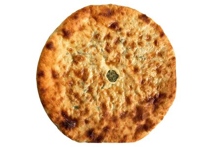 Осетинский пирог с сыром и зеленью