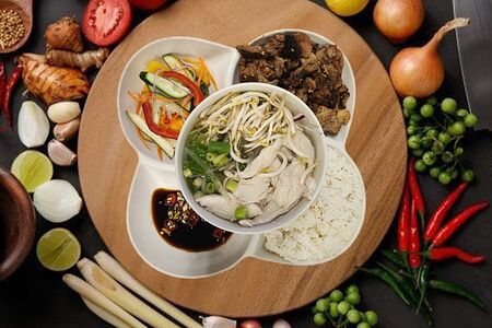 Комбо Обед Бун Ча и Фо Га