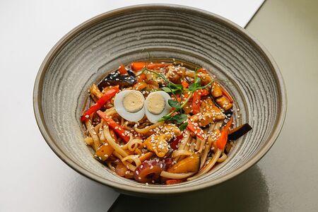 Лапша с курицей