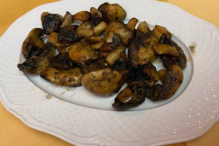 Шампиньоны на гриле