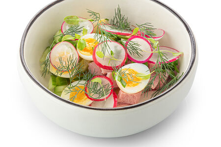 Окрошка по маминому рецепту