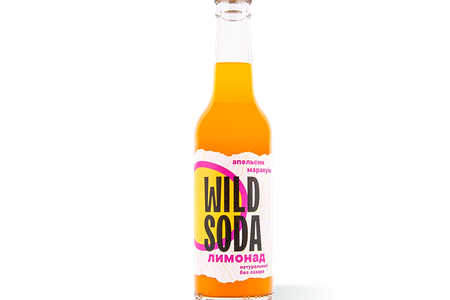 Лимонад Wild Soda Апельсин-маракуйя