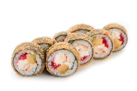 Ролл с креветкой в темпуре