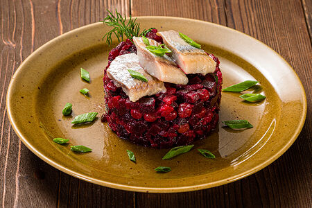 Бизнес-ланч Винегрет с сельдью