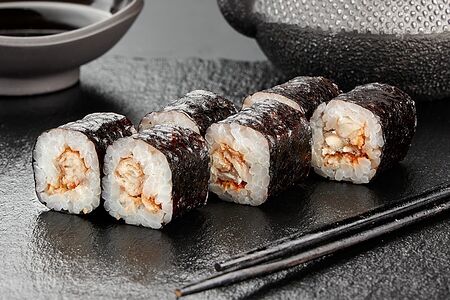 Маки с угрём